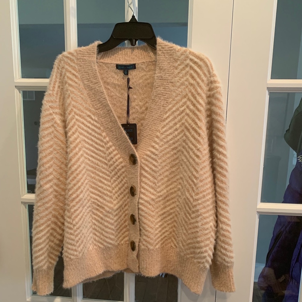 Select Trend chevron cardigan sweater